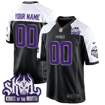 MIN 2024 Winter Warrior Skol Patch Game Custom Jersey - Stitched