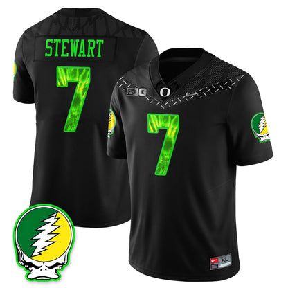 Oregon Football 2025 Grateful Jersey - All Stitched