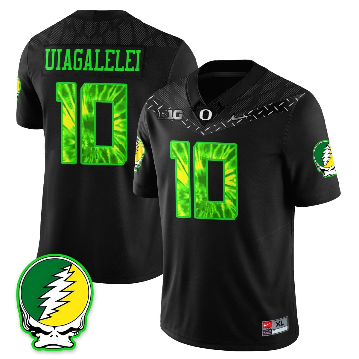 Oregon Football 2025 Grateful Jersey - All Stitched