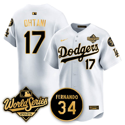 LAD 2025 World Series Champions Jersey N1 - Stitched
