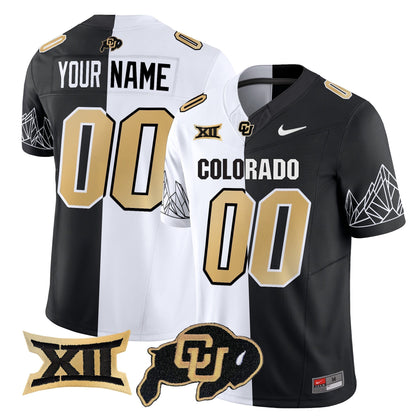 Custom Name/Gender Colorado Buffaloes Vapor Limited Jersey V3 - Big 12 XII Patch - All Stitched