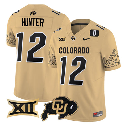 Men's Colorado Buffaloes Vapor Limited Jersey V3 - Big 12 XII Patch - All Stitched