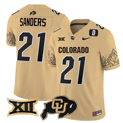 Men's Colorado Buffaloes Vapor Limited Jersey V3 - Big 12 XII Patch - All Stitched
