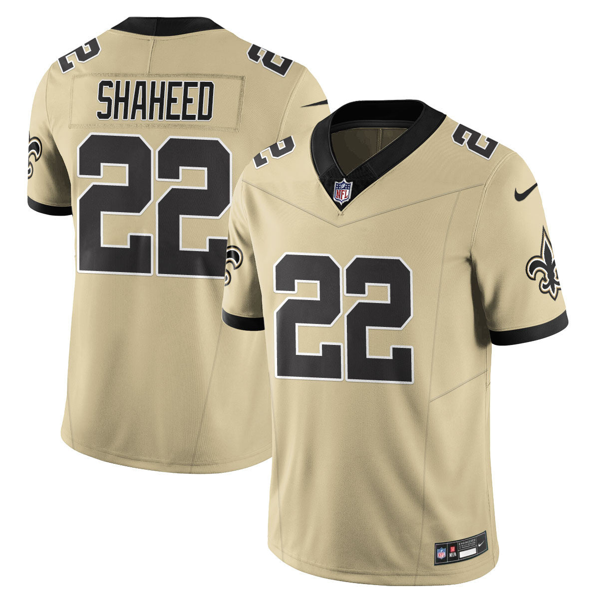 NO Golds Alternate Patch "C" Vapor Limited Jersey - Stitched