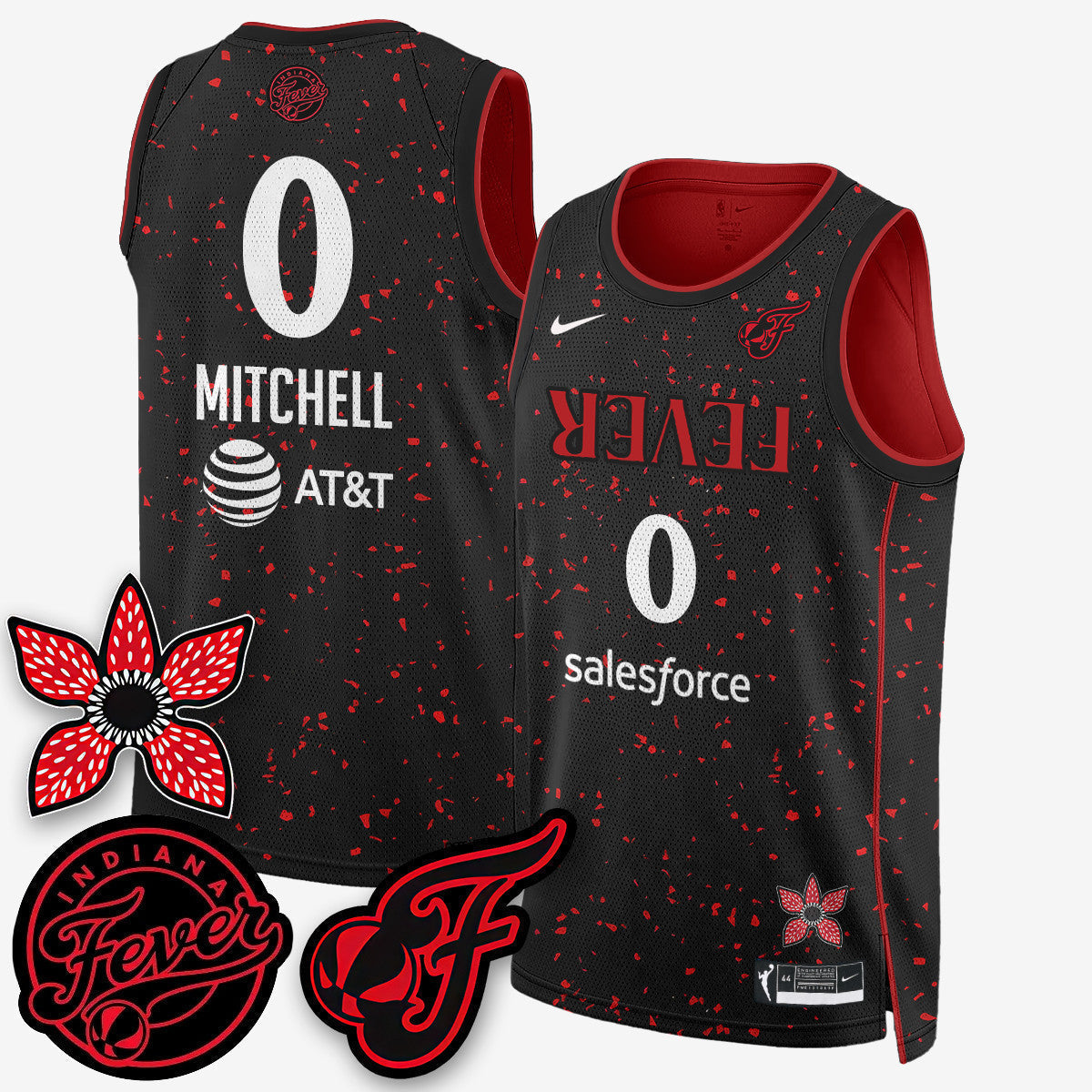 Men's Indiana Fever 'Stranger Things' Jersey - Stitched