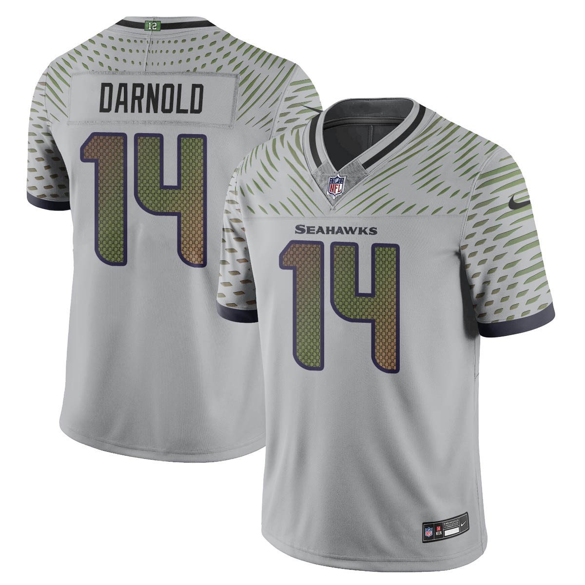 Seattle Seahawks F.U.S.E. Limited Rivalry Series Jersey - All Stitched