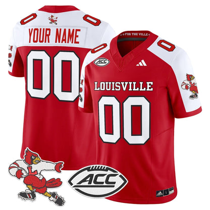 Louisville Cardinals '1980s Throwback' Vapor Limited Custom Jersey - All Stitched
