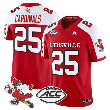 Men's Louisville Cardinals '1980s Throwback' Vapor Limited Jersey - All Stitched