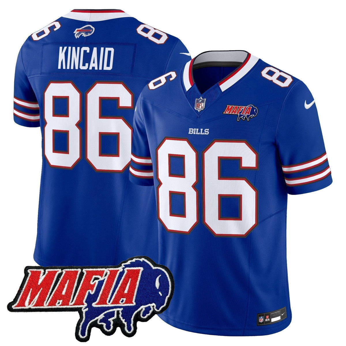 BUF 2025 Bills Mafia Patch Vapor Limited Jersey - Stitched