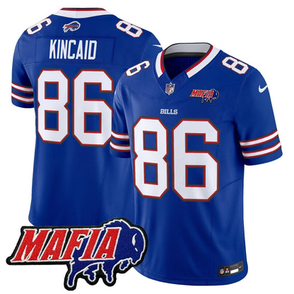 BUF 2025 Bills Mafia Patch Vapor Limited Jersey - Stitched