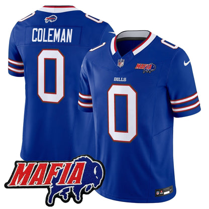 BUF 2025 Bills Mafia Patch Vapor Limited Jersey - Stitched