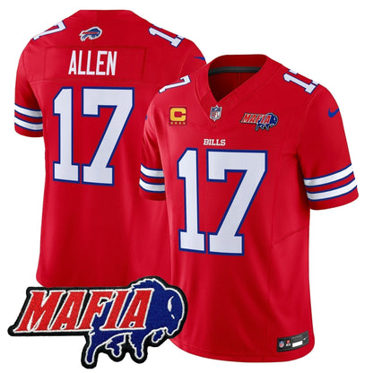 BUF 2025 Bills Mafia Patch Vapor Limited Jersey - Stitched