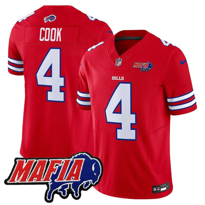 BUF 2025 Bills Mafia Patch Vapor Limited Jersey - Stitched