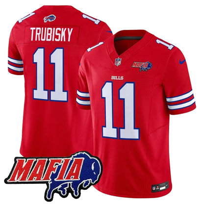 BUF 2025 Bills Mafia Patch Vapor Limited Jersey - Stitched