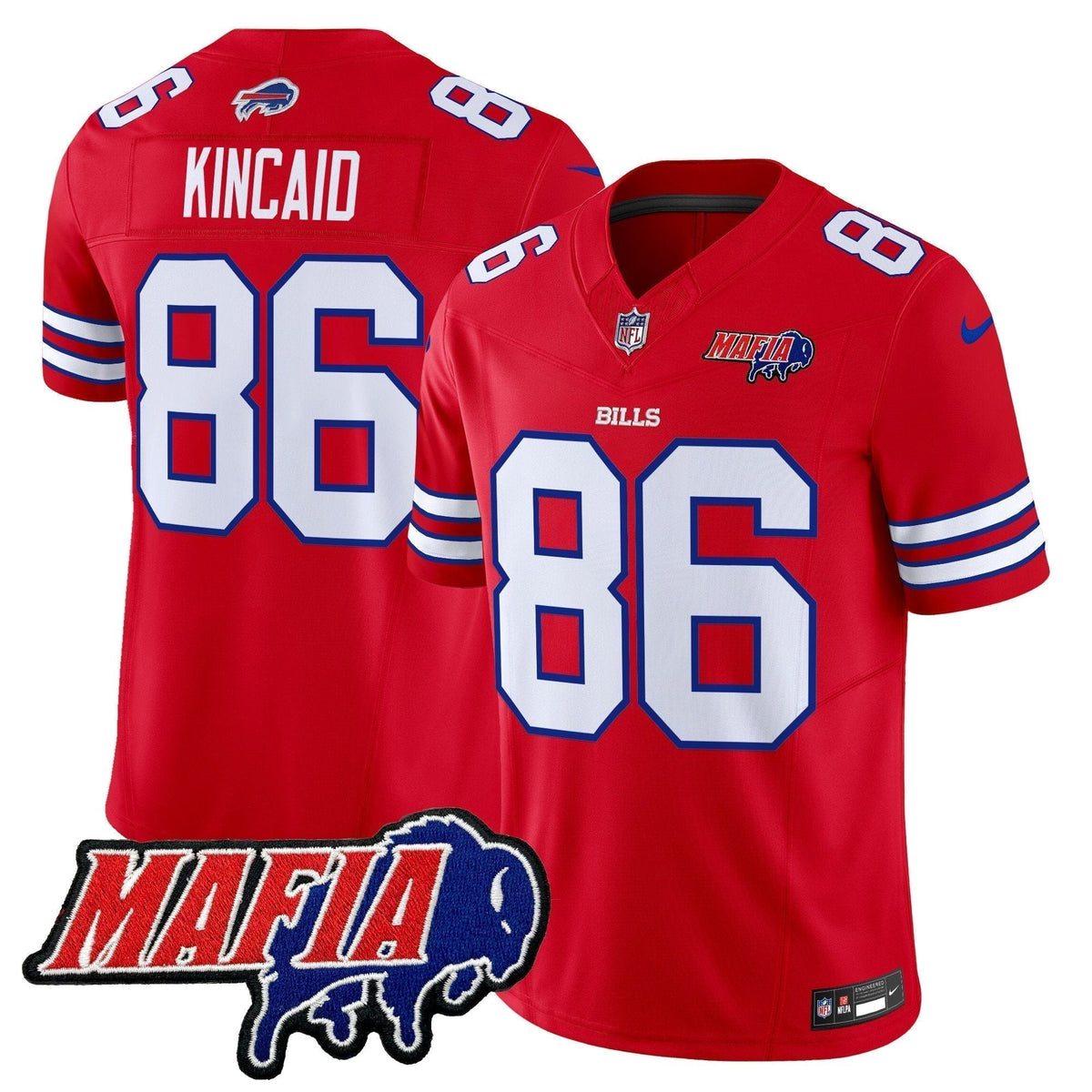 BUF 2025 Bills Mafia Patch Vapor Limited Jersey - Stitched