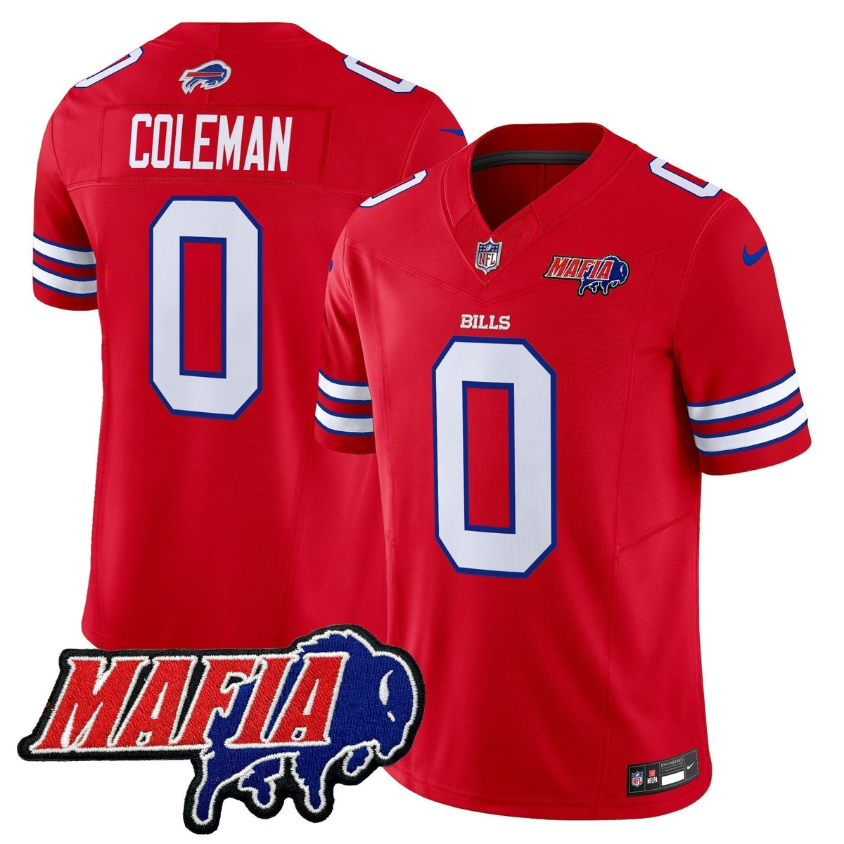 BUF 2025 Bills Mafia Patch Vapor Limited Jersey - Stitched