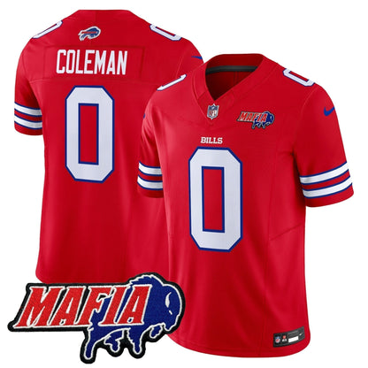 BUF 2025 Bills Mafia Patch Vapor Limited Jersey - Stitched