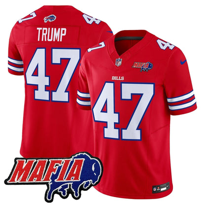 BUF 2025 Bills Mafia Patch Vapor Limited Jersey - Stitched
