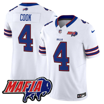 BUF 2025 Bills Mafia Patch Vapor Limited Jersey - Stitched