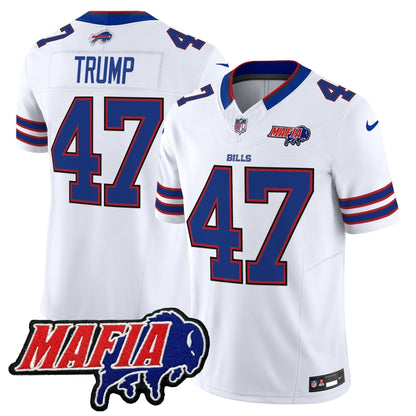 BUF 2025 Bills Mafia Patch Vapor Limited Jersey - Stitched