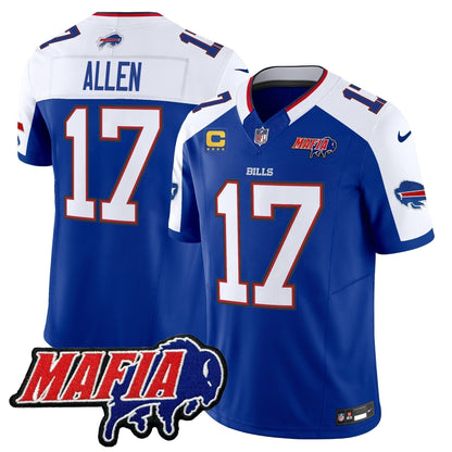BUF 2025 Bills Mafia Patch Vapor Limited Jersey - Stitched