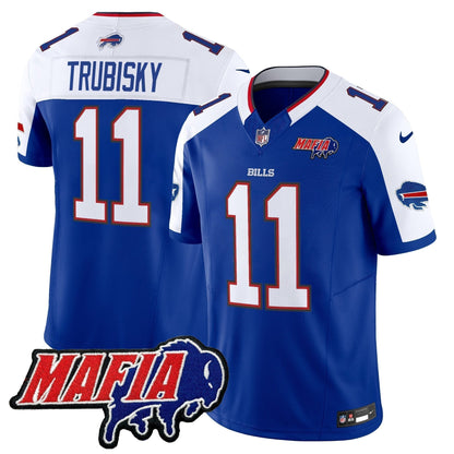 BUF 2025 Bills Mafia Patch Vapor Limited Jersey - Stitched