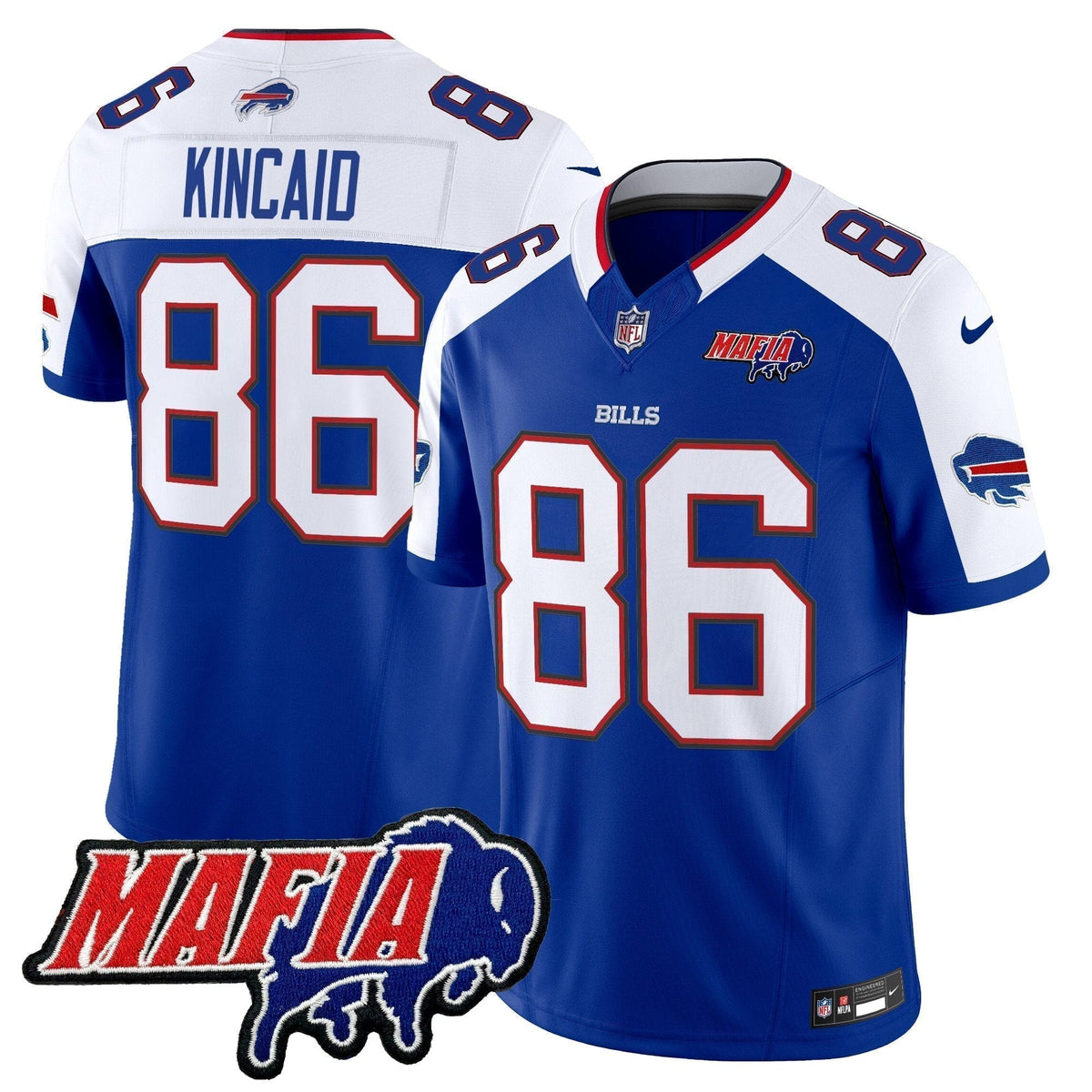 BUF 2025 Bills Mafia Patch Vapor Limited Jersey - Stitched