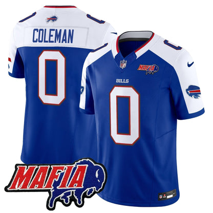BUF 2025 Bills Mafia Patch Vapor Limited Jersey - Stitched