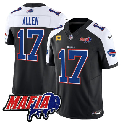 BUF 2025 Bills Mafia Patch Vapor Limited Jersey - Stitched