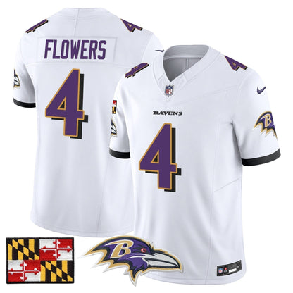 BAL 2024 Maryland Flag Vapor Limited Jersey - Stitched