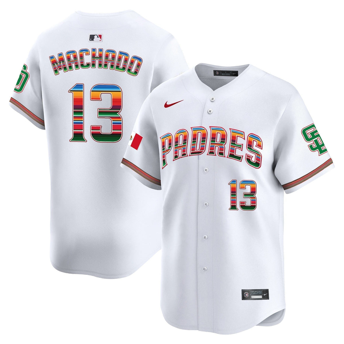 Men's San Diego Padres Mexico Premier Limited Jersey - All Stitched