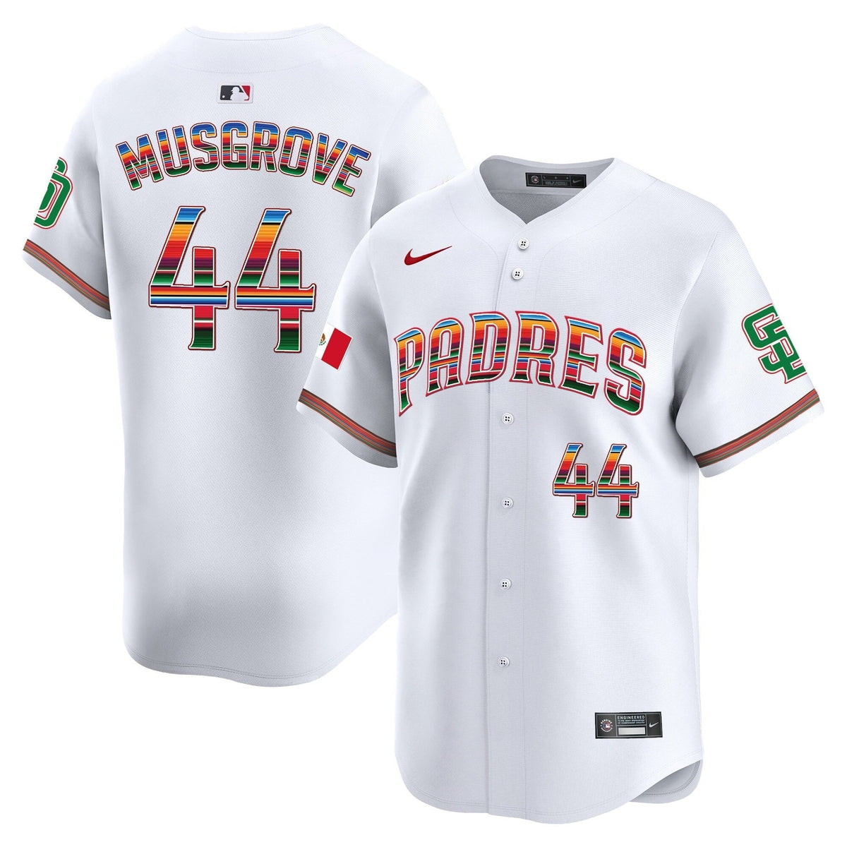 Men's San Diego Padres Mexico Premier Limited Jersey - All Stitched