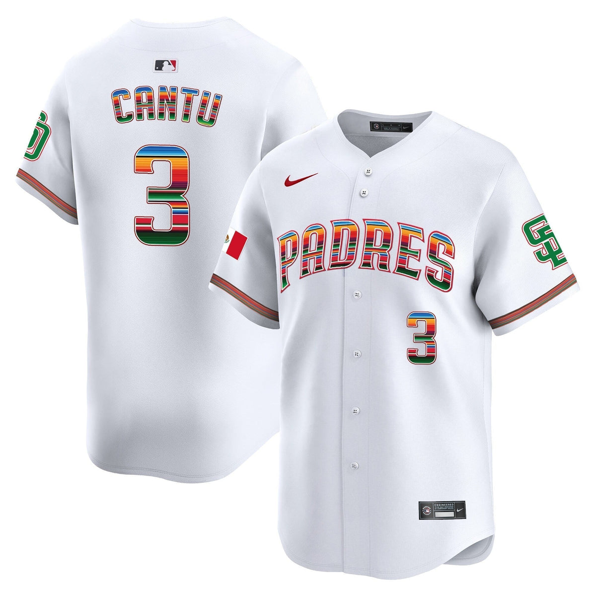 Men's San Diego Padres Mexico Premier Limited Jersey - All Stitched
