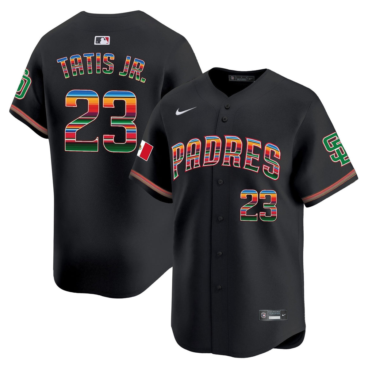 Men's San Diego Padres Mexico Premier Limited Jersey - All Stitched