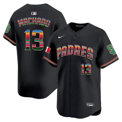 Men's San Diego Padres Mexico Premier Limited Jersey - All Stitched