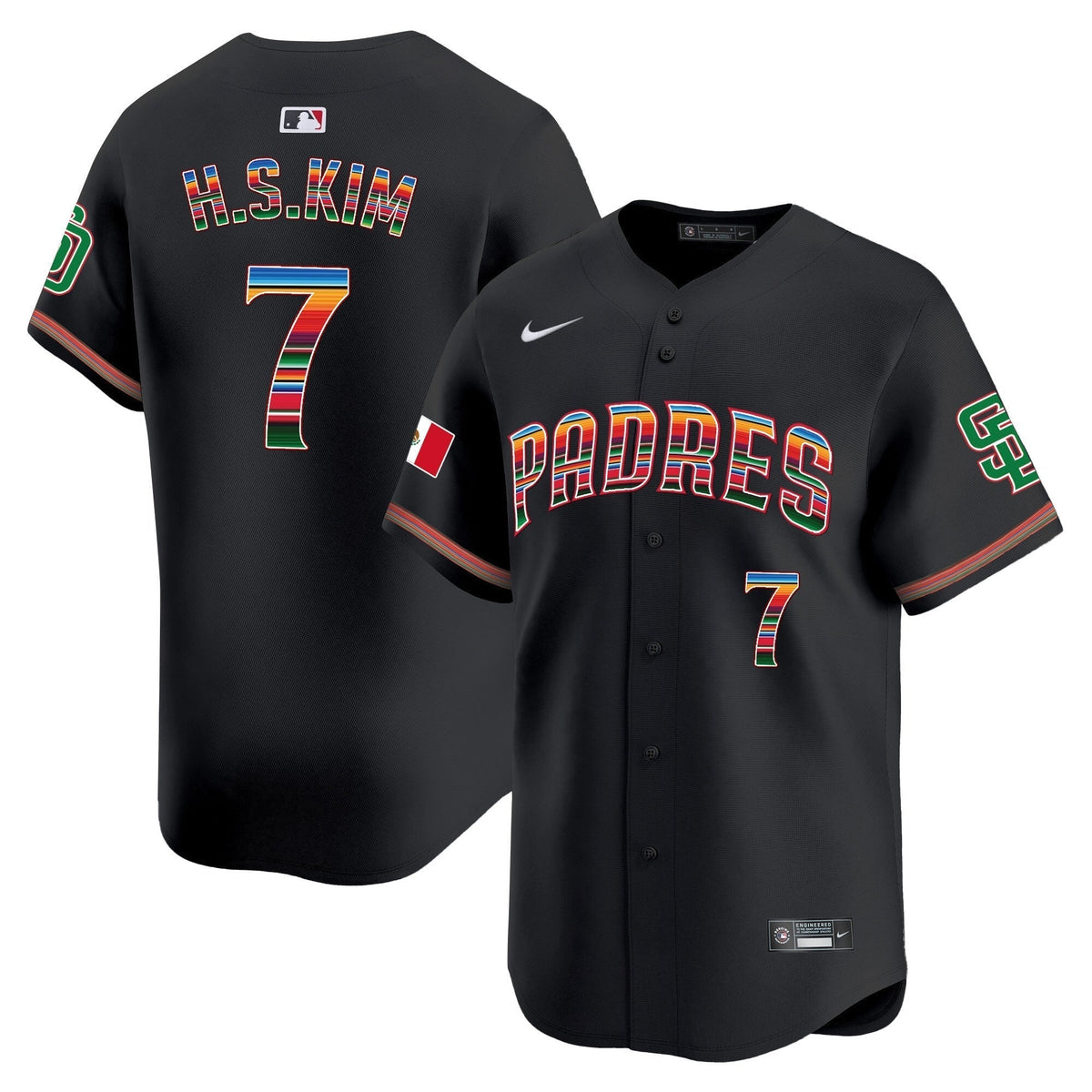 Men's San Diego Padres Mexico Premier Limited Jersey - All Stitched