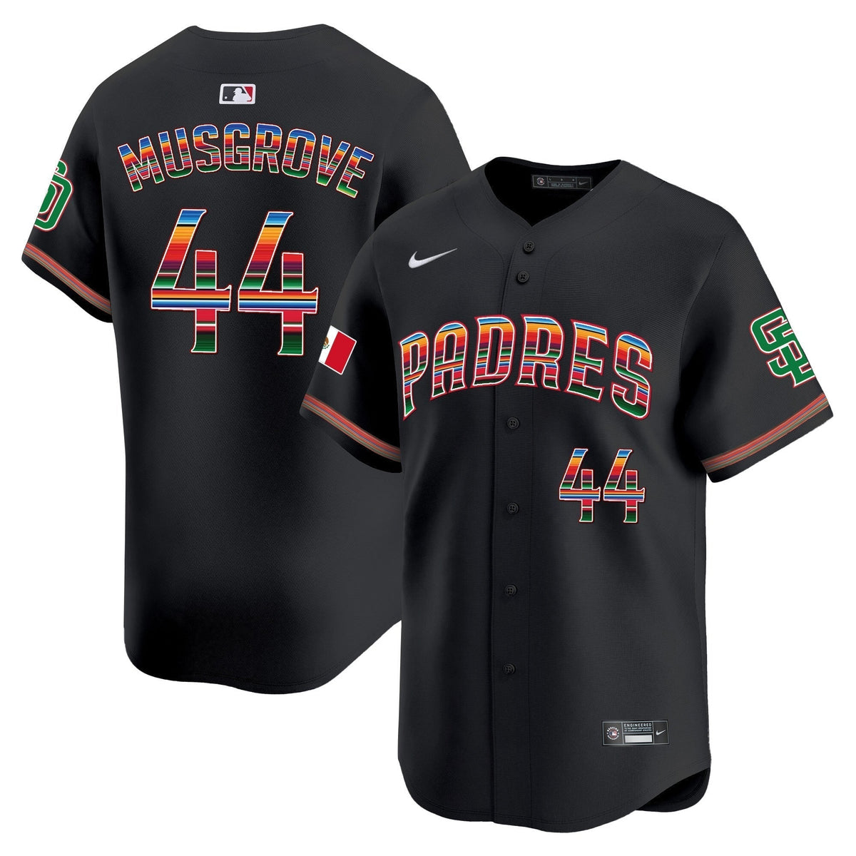 Men's San Diego Padres Mexico Premier Limited Jersey - All Stitched