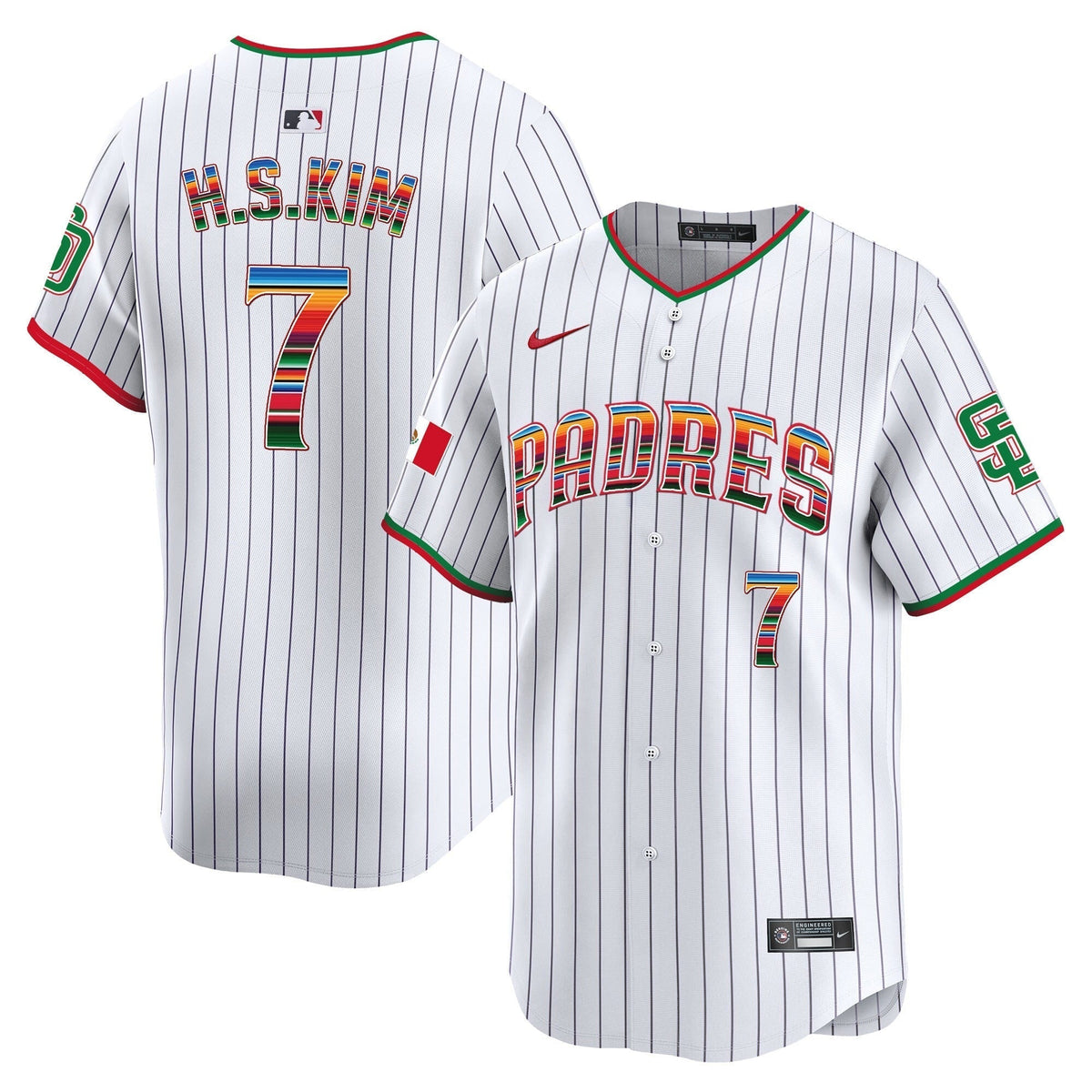 Men's San Diego Padres Mexico Premier Limited Jersey - All Stitched