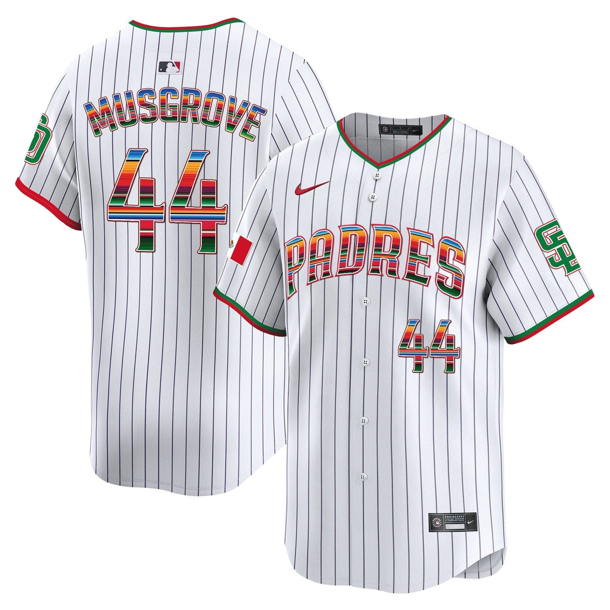 Men's San Diego Padres Mexico Premier Limited Jersey - All Stitched
