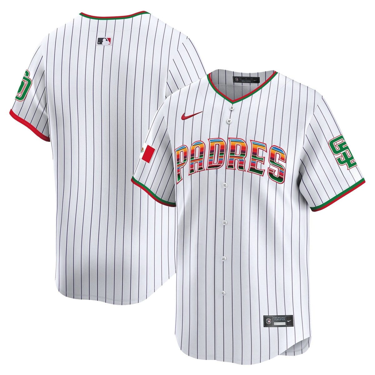 Men's San Diego Padres Mexico Premier Limited Jersey - All Stitched