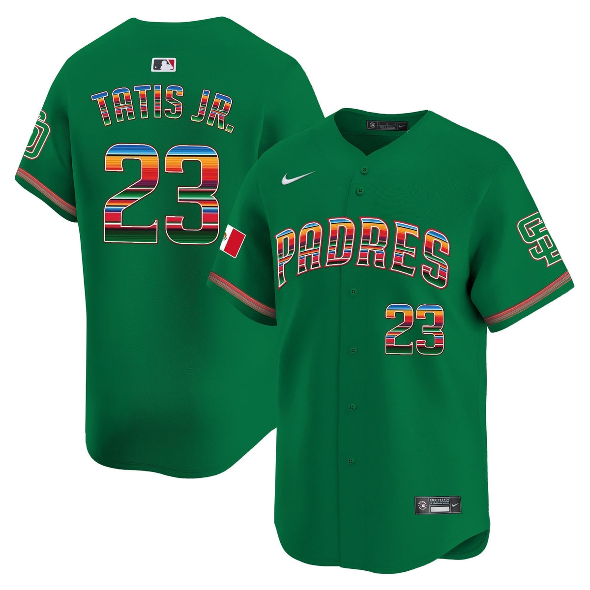 Men's San Diego Padres Mexico Premier Limited Jersey - All Stitched