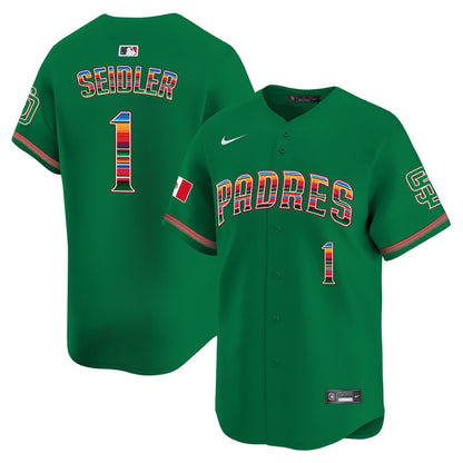 Men's San Diego Padres Mexico Premier Limited Jersey - All Stitched