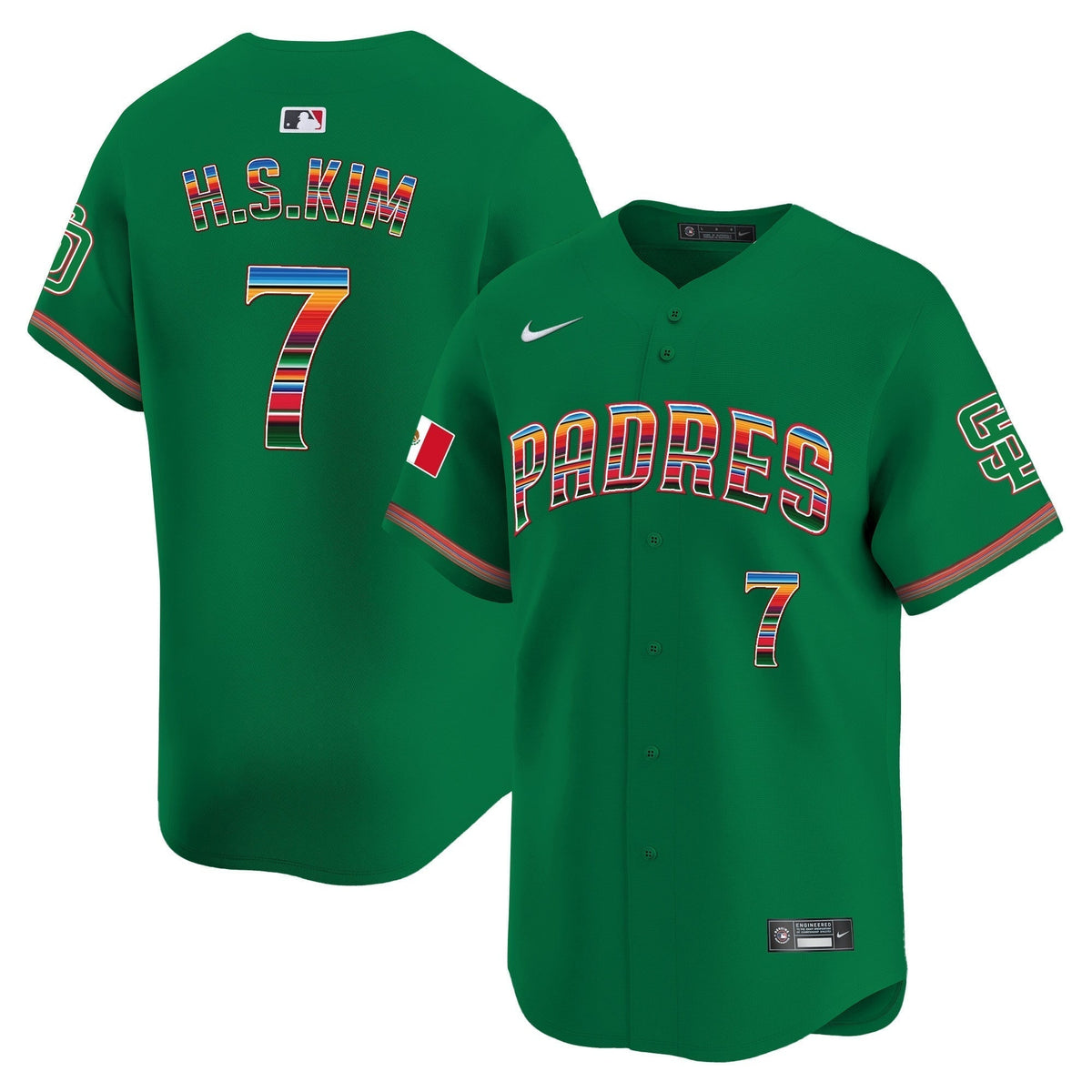 Men's San Diego Padres Mexico Premier Limited Jersey - All Stitched