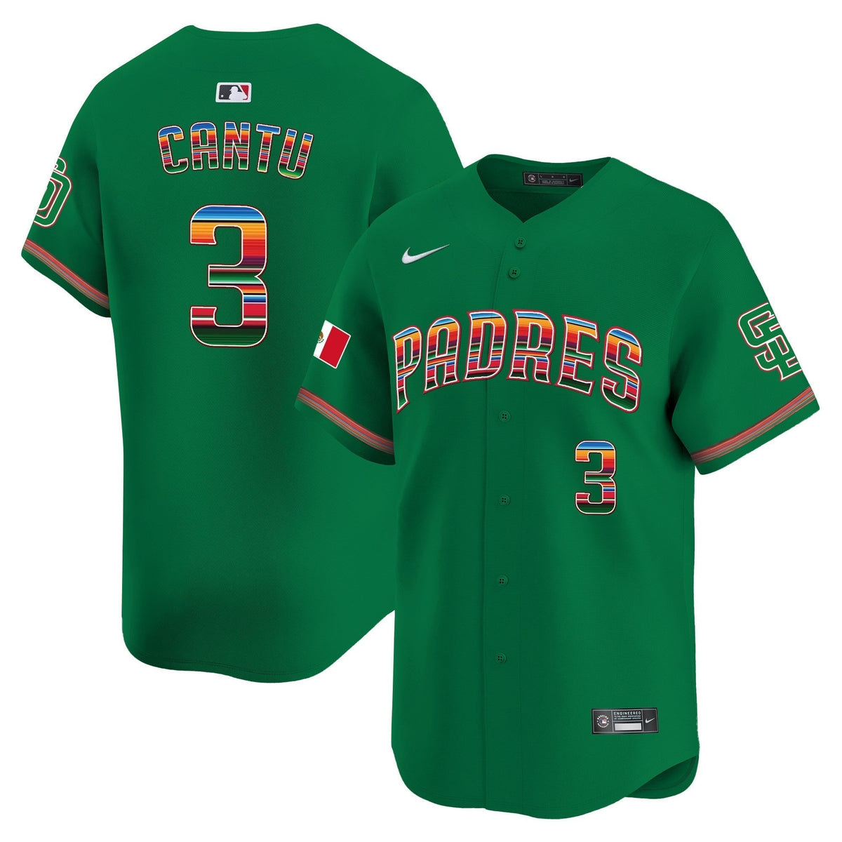 Men's San Diego Padres Mexico Premier Limited Jersey - All Stitched