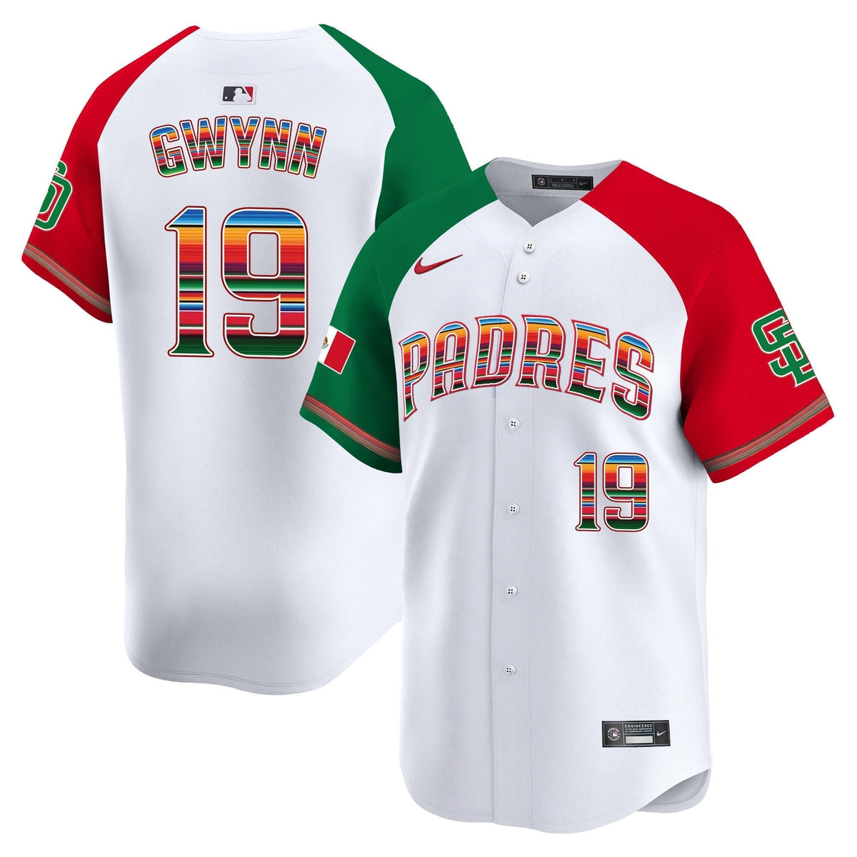 Men's San Diego Padres Mexico Premier Limited Jersey - All Stitched