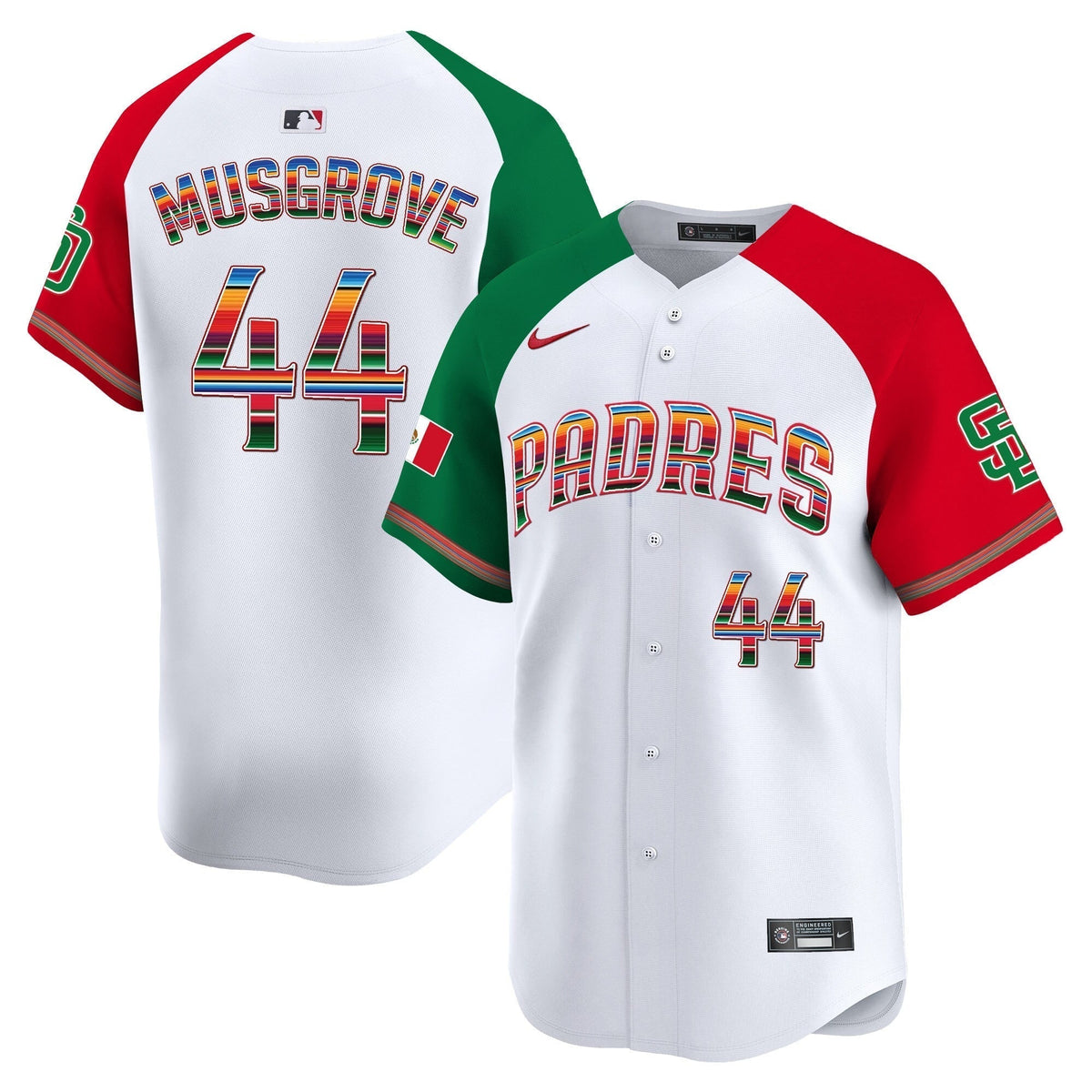 Men's San Diego Padres Mexico Premier Limited Jersey - All Stitched