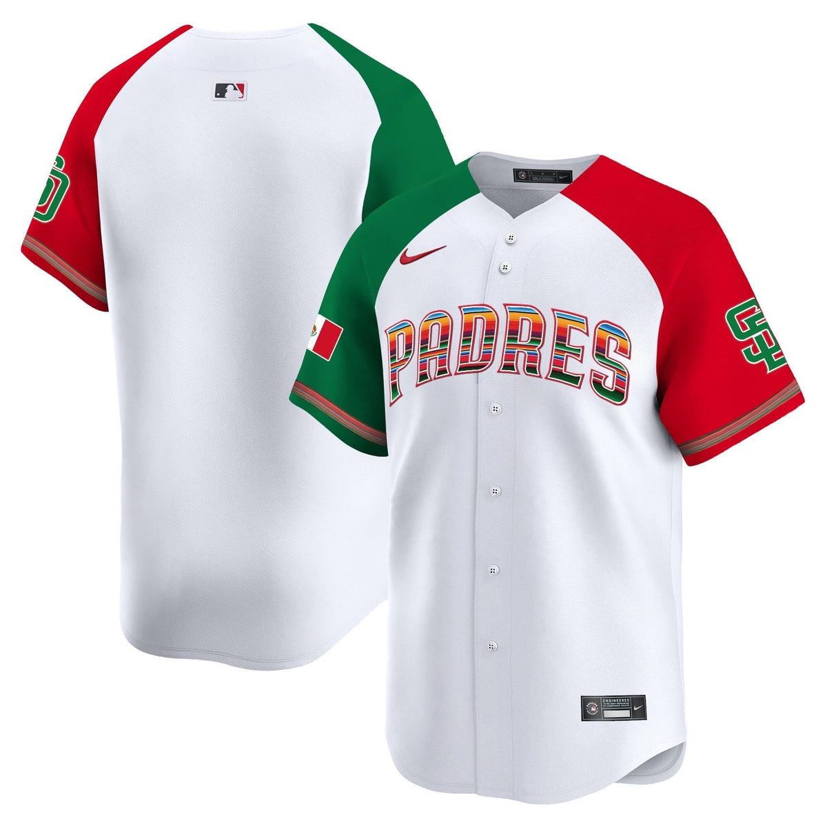 Men's San Diego Padres Mexico Premier Limited Jersey - All Stitched