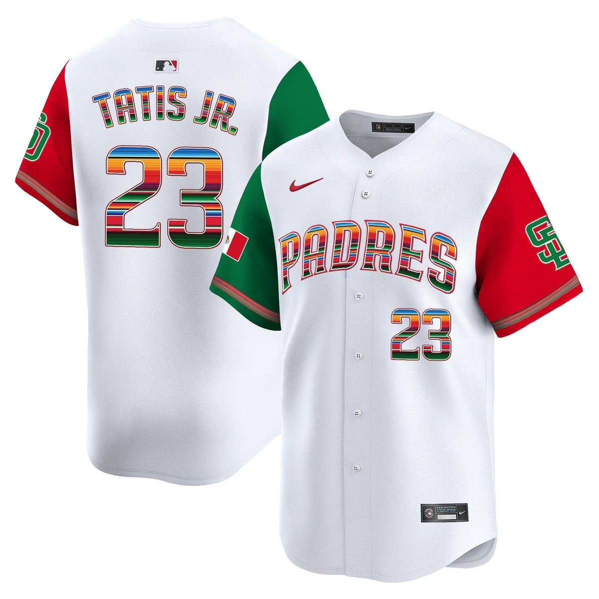 Men's San Diego Padres Mexico Premier Limited Jersey - All Stitched