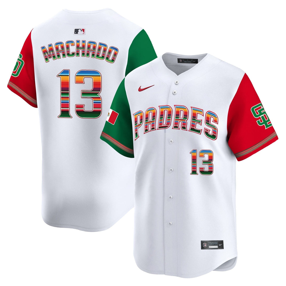 Men's San Diego Padres Mexico Premier Limited Jersey - All Stitched
