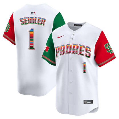 Men's San Diego Padres Mexico Premier Limited Jersey - All Stitched